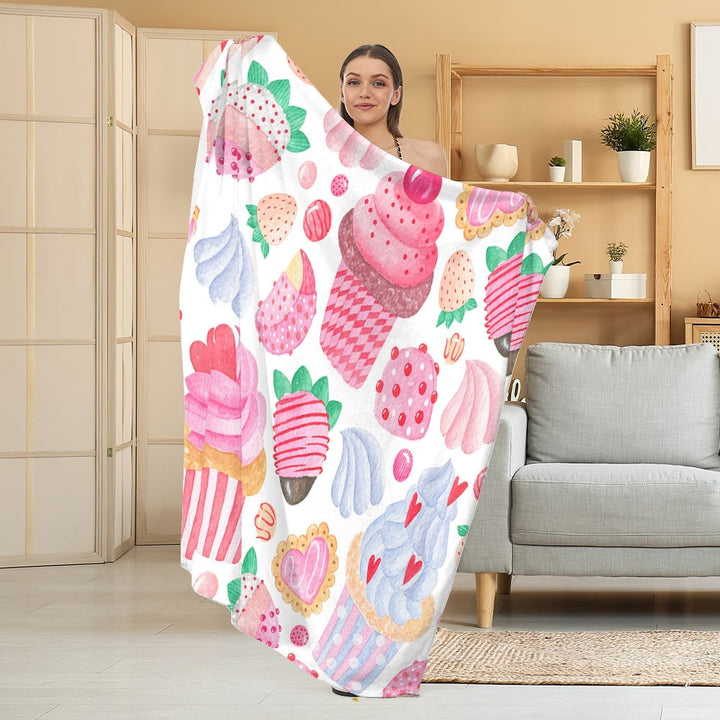 Gemütliche Halloween-Themen Fleece Decke