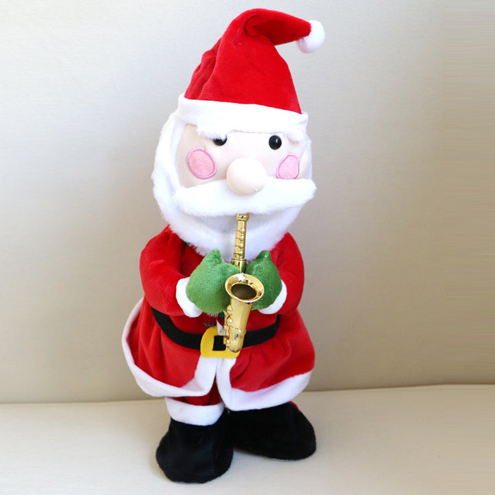 Plüsch Weihnachtsbaumfigur mit Gitarre