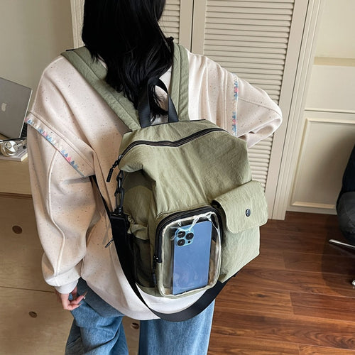 Multifunktionaler Casual Crossbody Rucksack Karnz