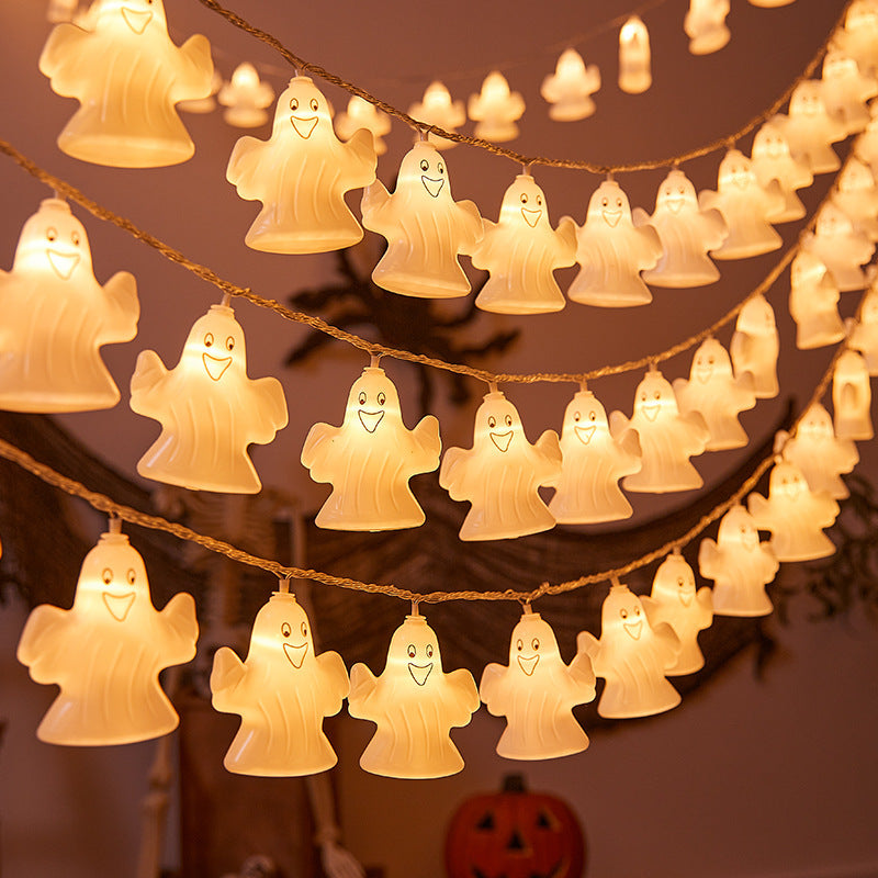 Festliche Geister LED Lichterkette Karnz