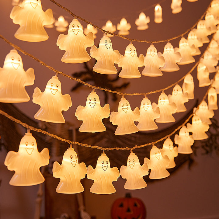 Festliche Geister LED Lichterkette Karnz