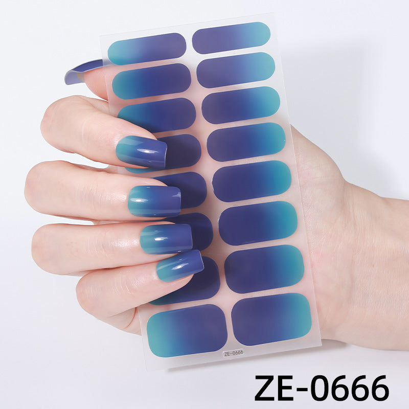 Gradient Gel Nagel Wraps