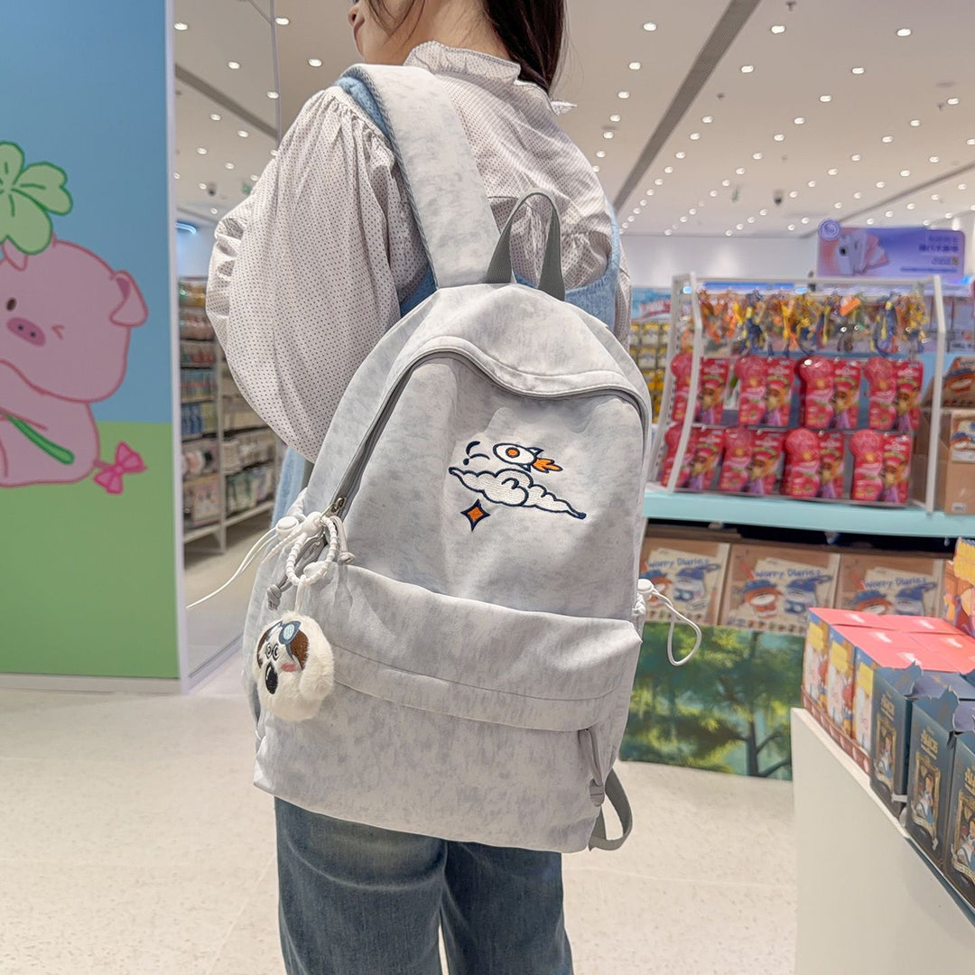 Modischer Rucksack mit Künstlerischem Stickdesign Karnz