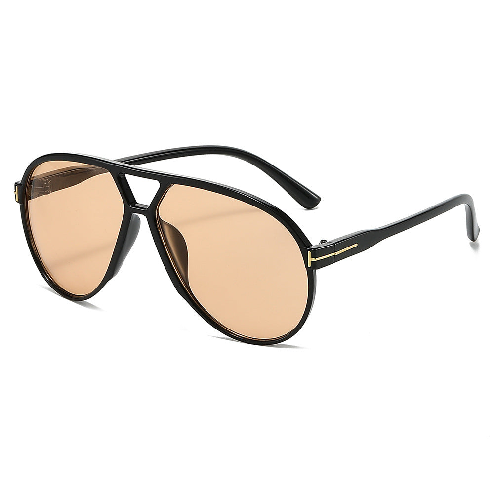 Stilvolle Aviator-Style Shield-Sonnenbrillen Karnz