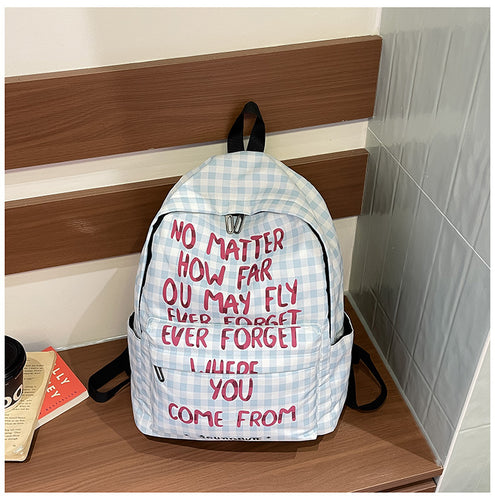Inspirierender Grafikdruck-Rucksack