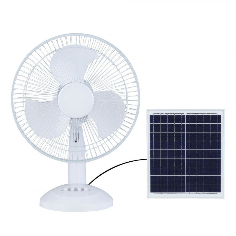 Unisex Solarbetriebenes Standventilator mit Fernbedienung und einstellbarer Höhe Karnz