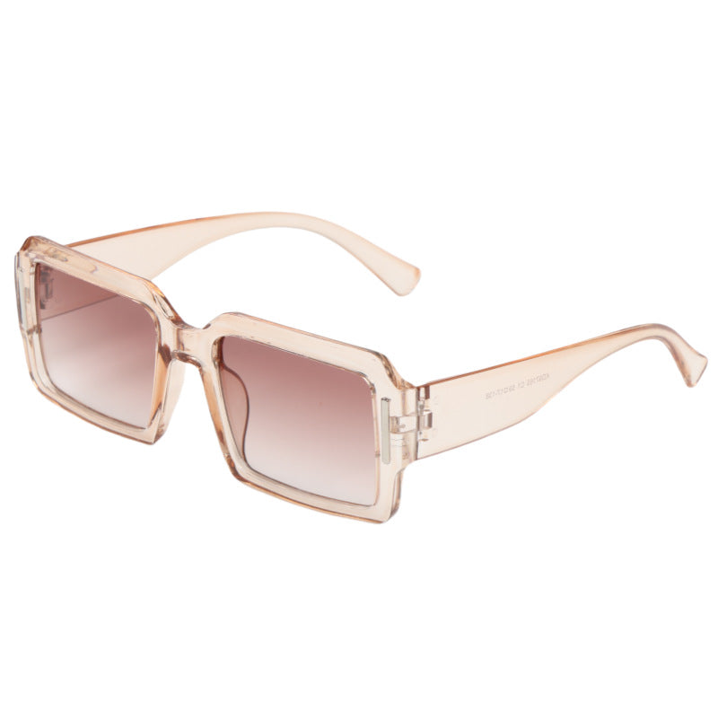 Damen modische quadratische Sonnenbrille im minimalistischen Design Karnz