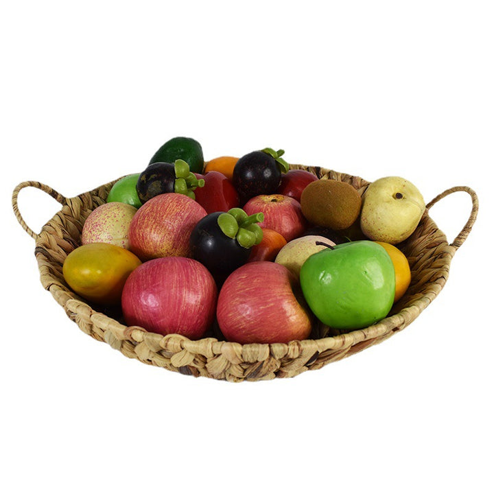 Handgewebtes natürliches Serviertablett Set Karnz