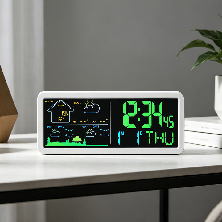 Digitaler Wetter- und Alarmwecker mit Hygrometer Karnz
