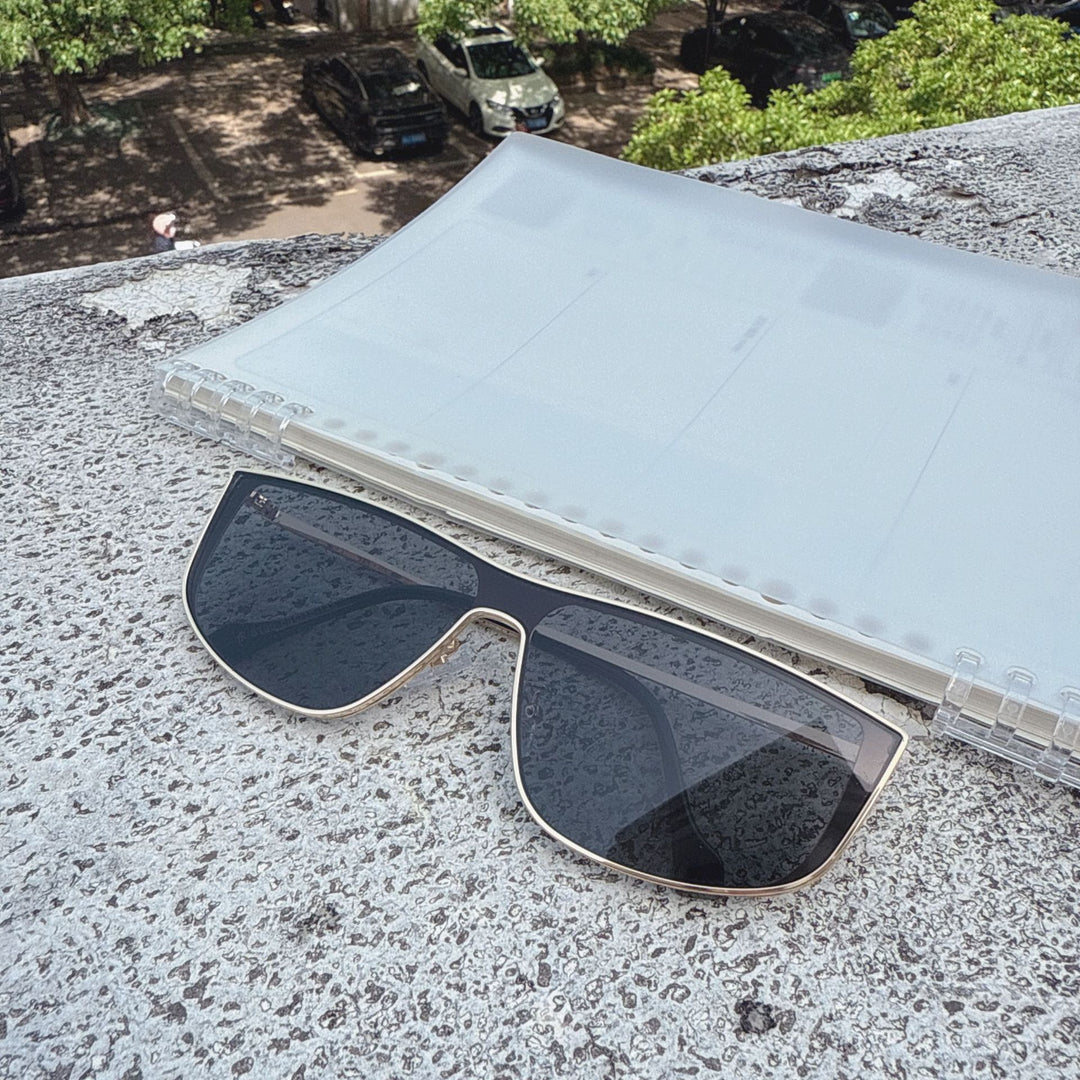 Oversized Shield Sonnenbrille Karnz