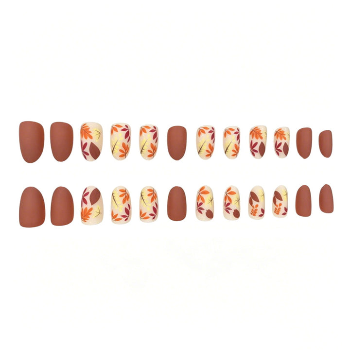 Künstlerische florale Overlay-Nagelverstärkungen Karnz
