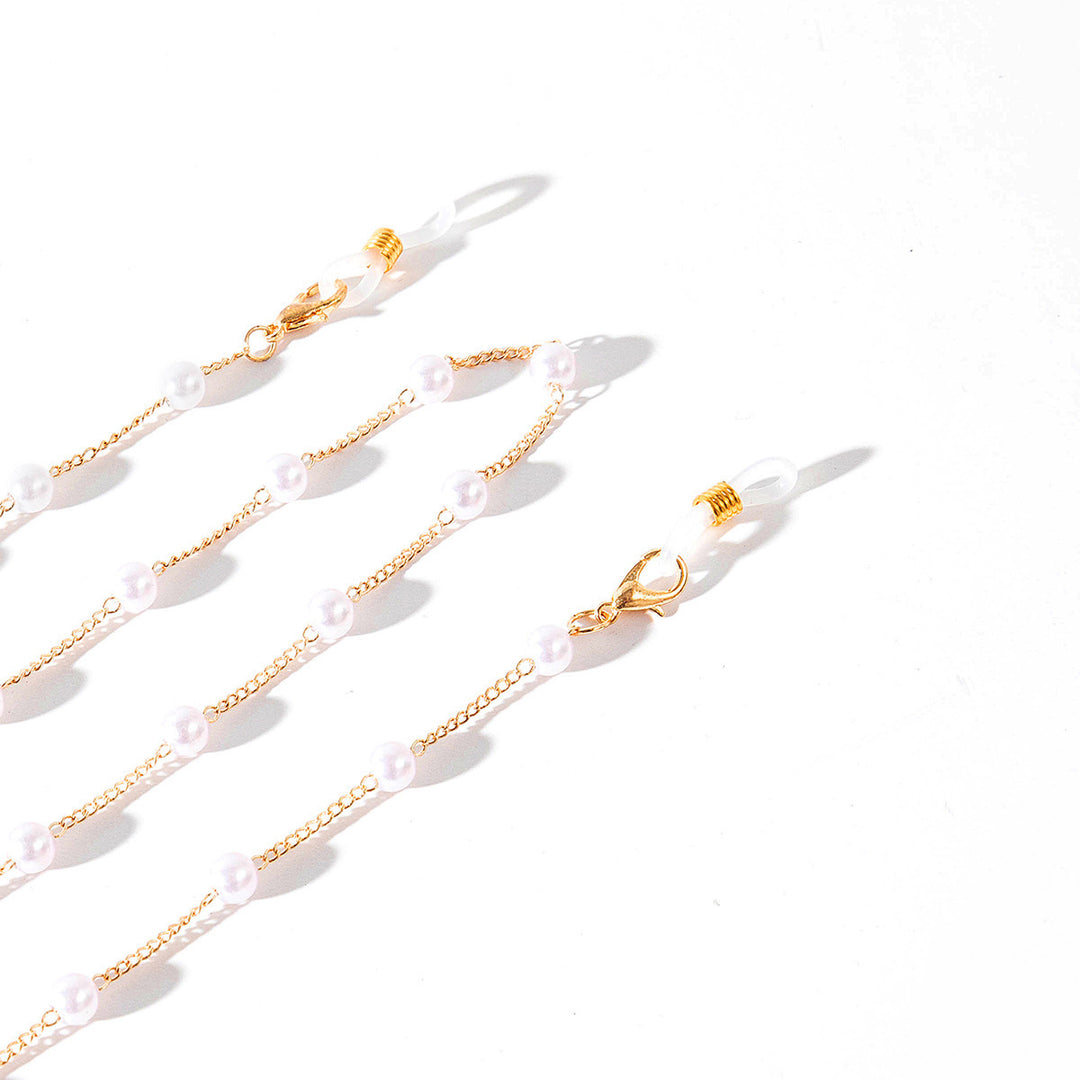 Elegante Perlenketten Brille Karnz