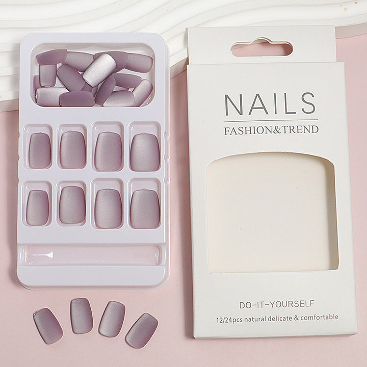 DIY natürliche Finish Press-On Nagelspitzen Karnz