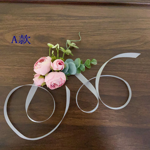 Elegante florale Haarschleife