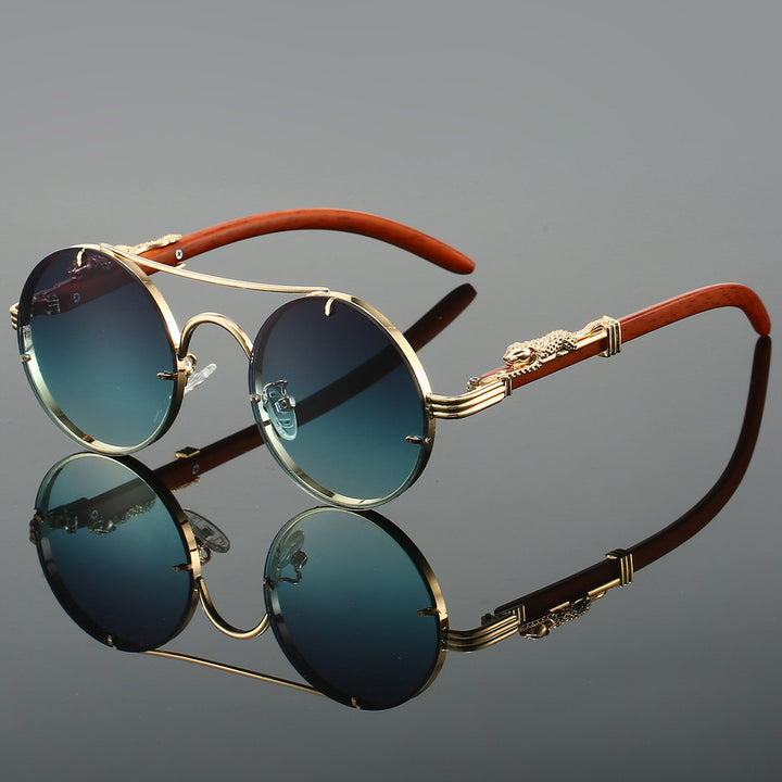Vintage-inspirierte Drachenrahmen Sonnenbrille Karnz