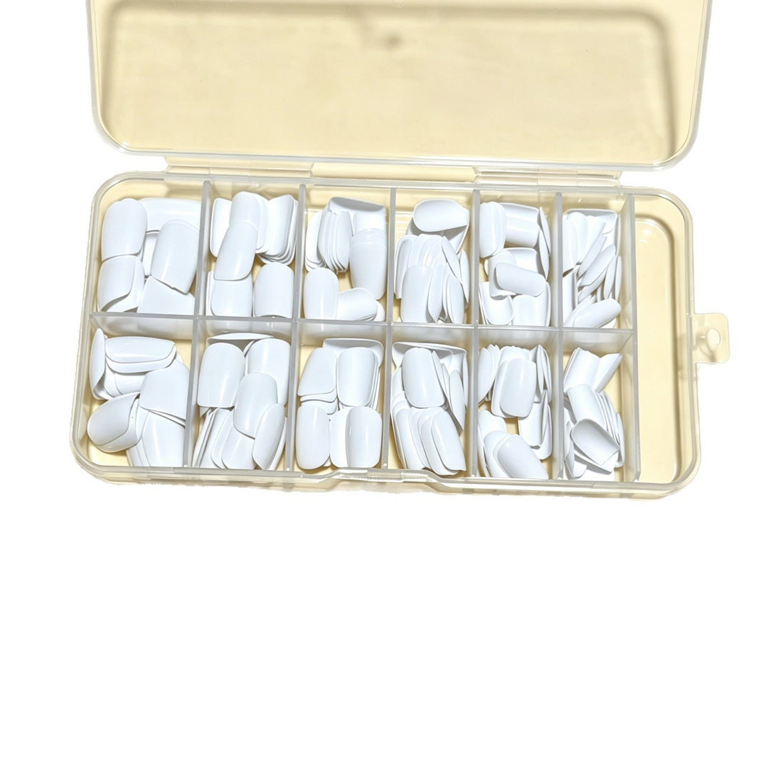 Premium Weiße Press-On Nagelspitzen Karnz