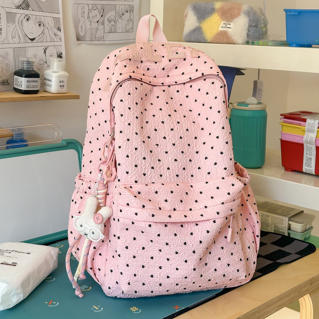 Niedlicher herzförmiger lässiger Rucksack Karnz