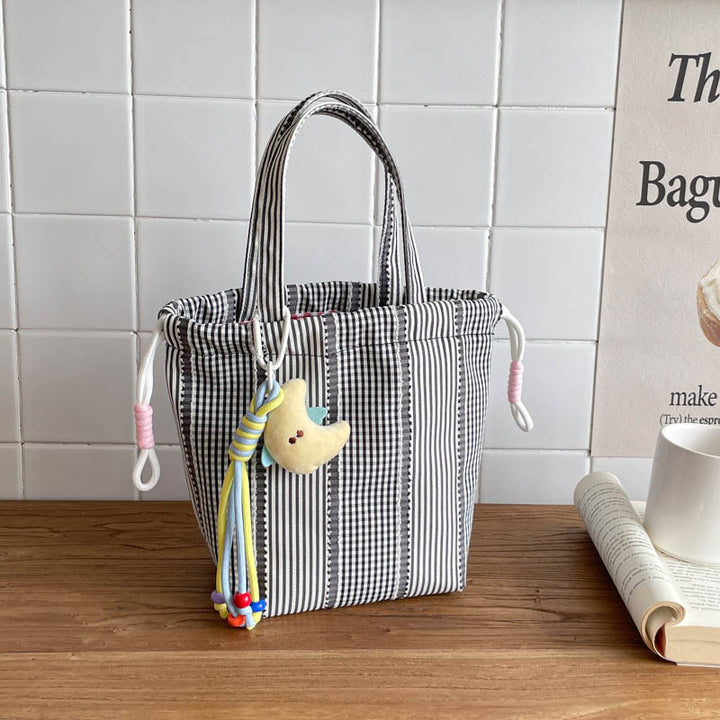WoDrawstring Utility Tote Bag Karnz