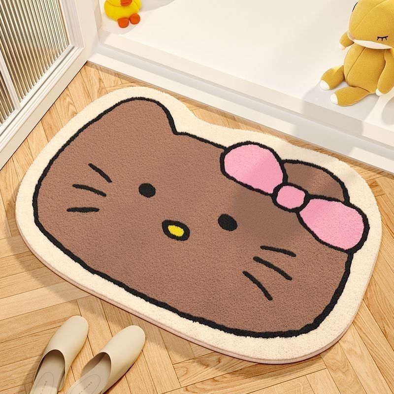 Plüsch Cartoon Katze Badmatte
