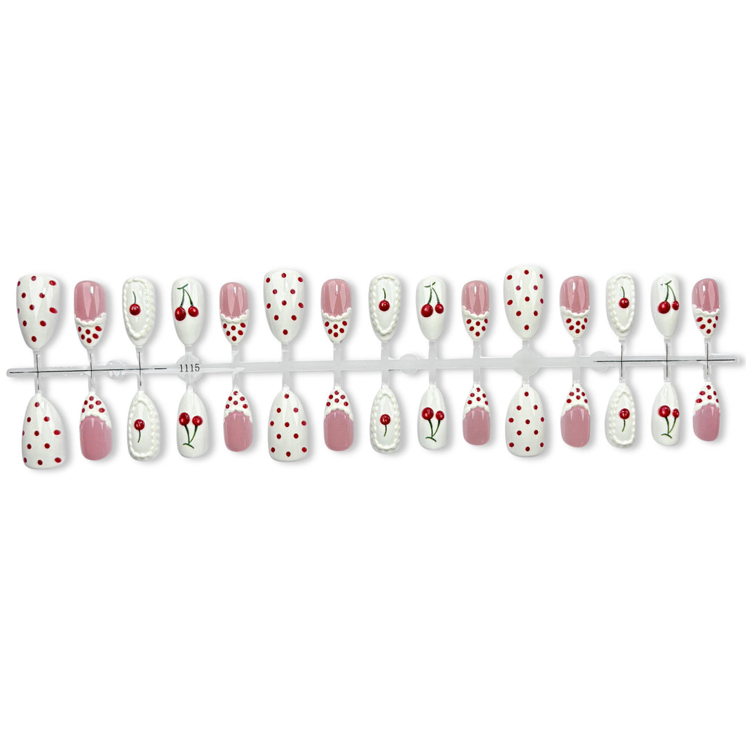 Kirschblüten-Themen Press-On Nagel Set