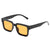 Damen Modische quadratische Sonnenbrille mit soften Linien Karnz