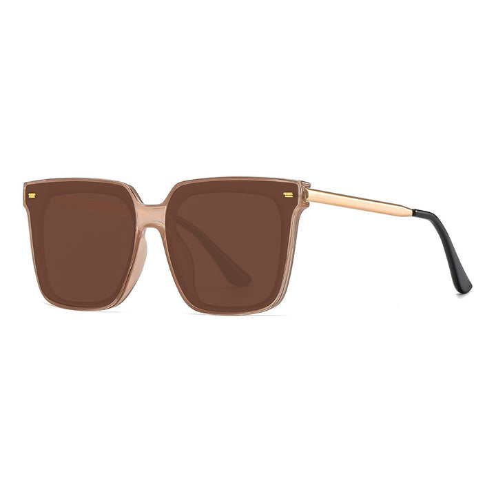 Damen Oversize Sonnenbrille mit modernem quadratischem Rahmen Karnz