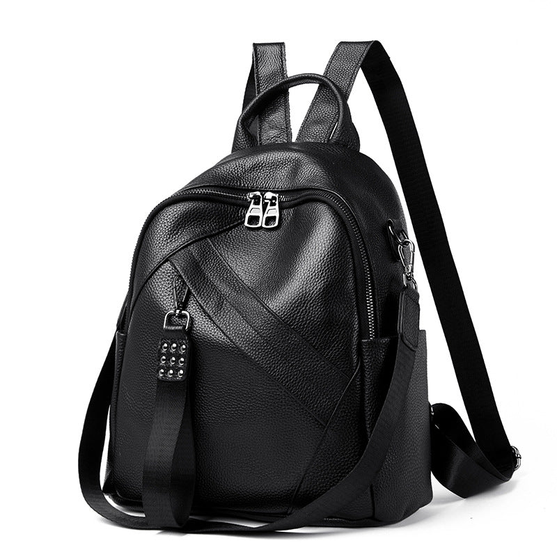 Vintage-inspirierter strukturiertes Leder-Rucksack Karnz