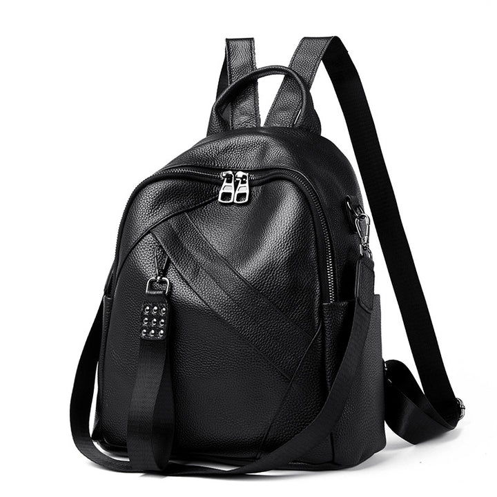 Vintage-inspirierter strukturiertes Leder-Rucksack Karnz