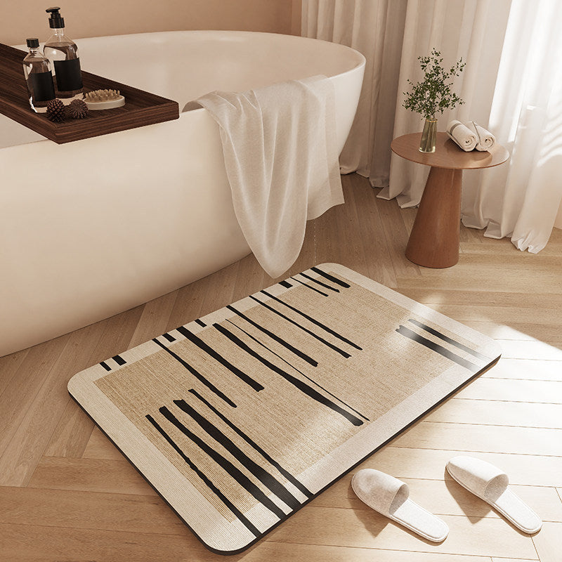 Stylische rutschfeste Badematte