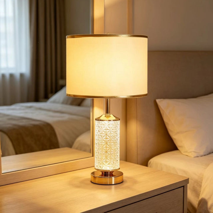 Luxus Kristallglas Tischlampe