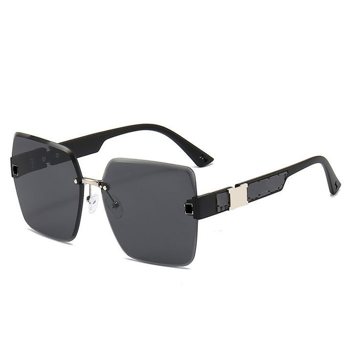 Oversized Gradient Shield Sonnenbrille