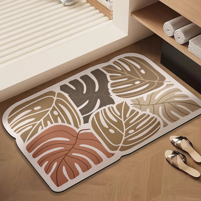 Moderne geometrische Badezimmermatte