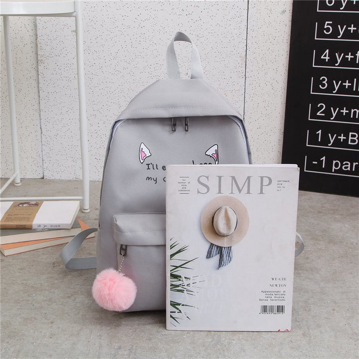 Süßes Charakter Mehrteiliger Rucksack Set Karnz