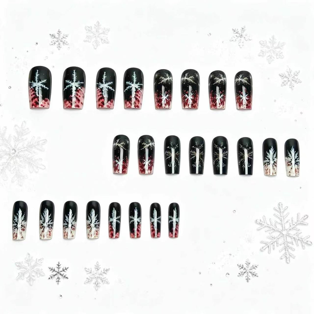 Winter-Themen Langanhaltende Nagelkunst Karnz