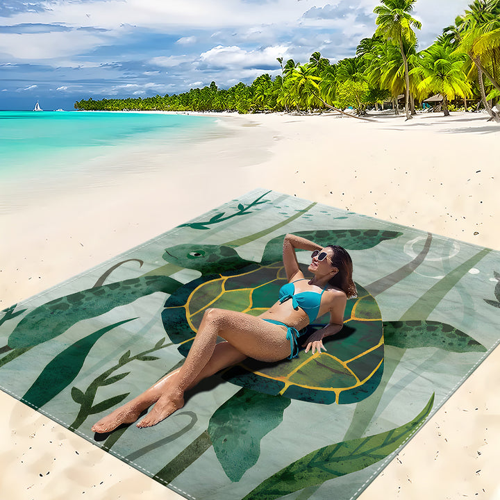 Mandala Design Strandmatte Karnz