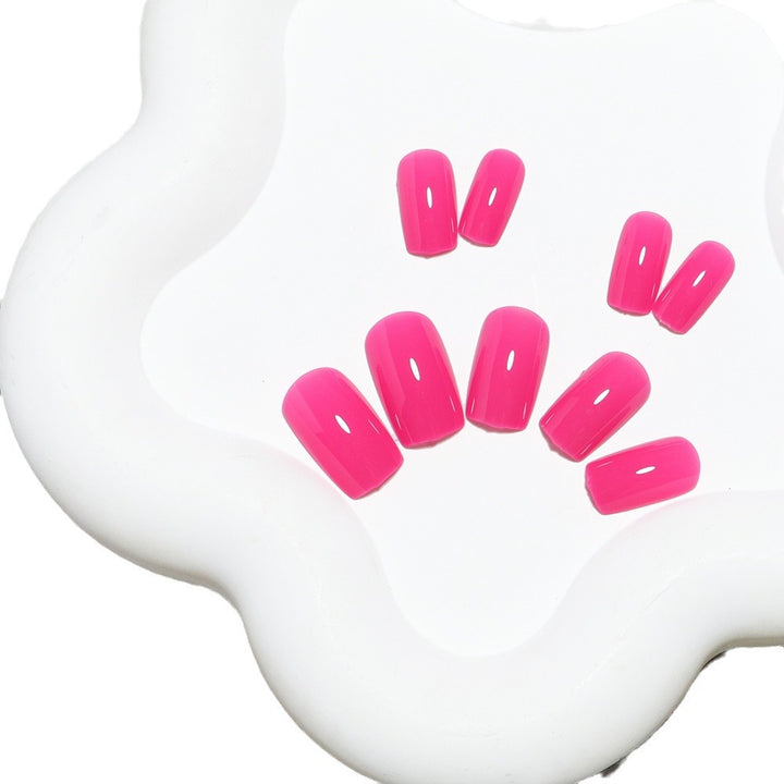 Glänzendes geformtes Press-On-Nagelset Karnz