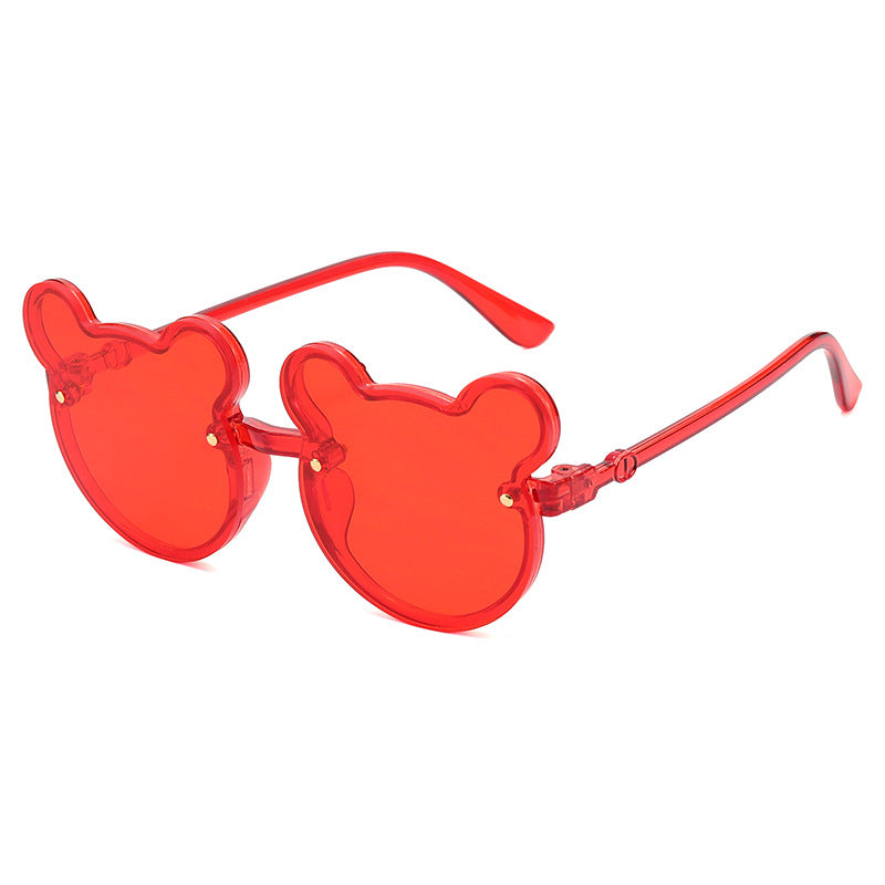 Damen Verspielte Bärenform Sonnenbrille Karnz