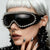 Damen modische Skibrille mit einzigartigem Nieten-Design Karnz