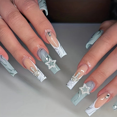 Elegante dekorative Acryl-Nagelverlängerungen Karnz