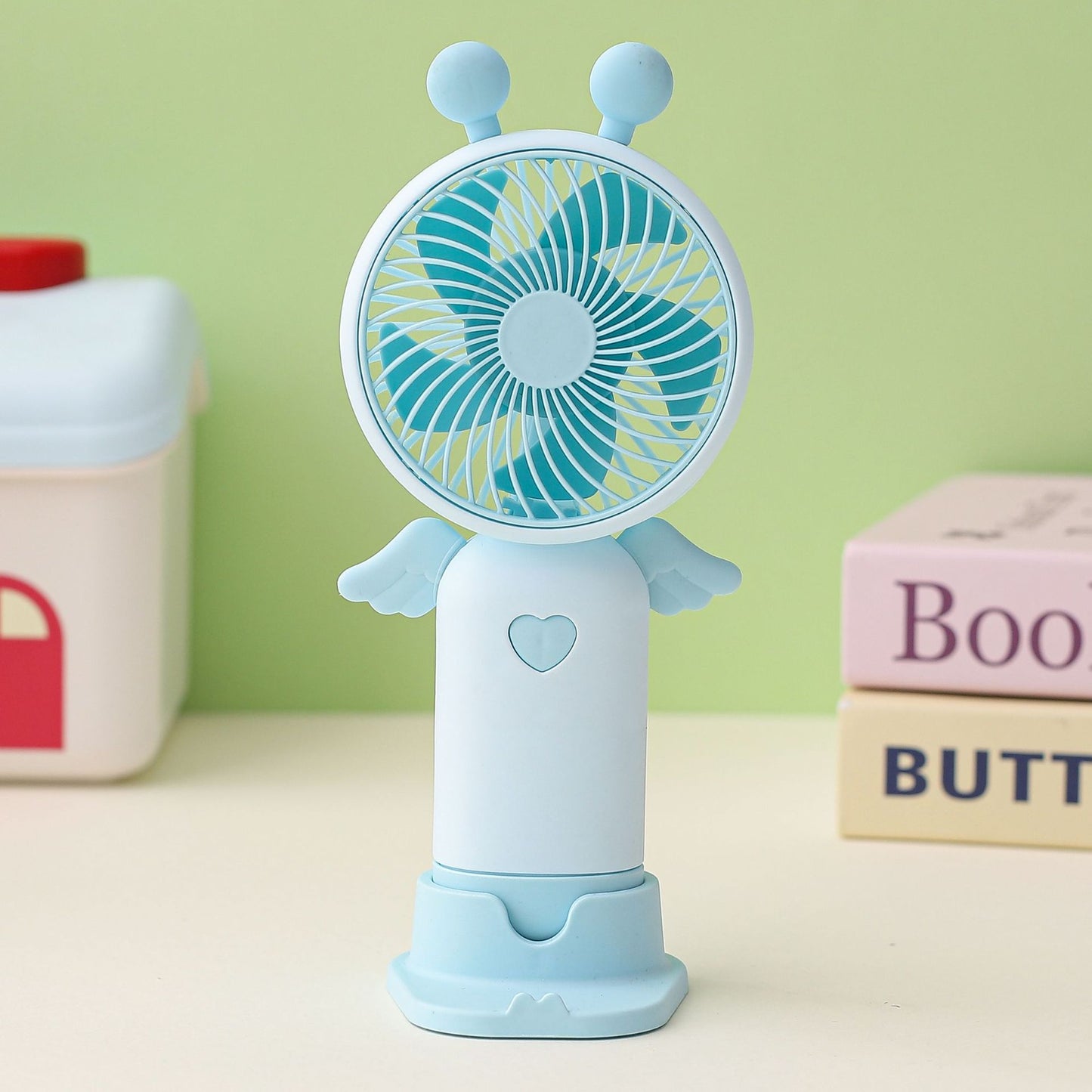 Damen tragbarer Handventilator mit süßem Tierdesign Karnz