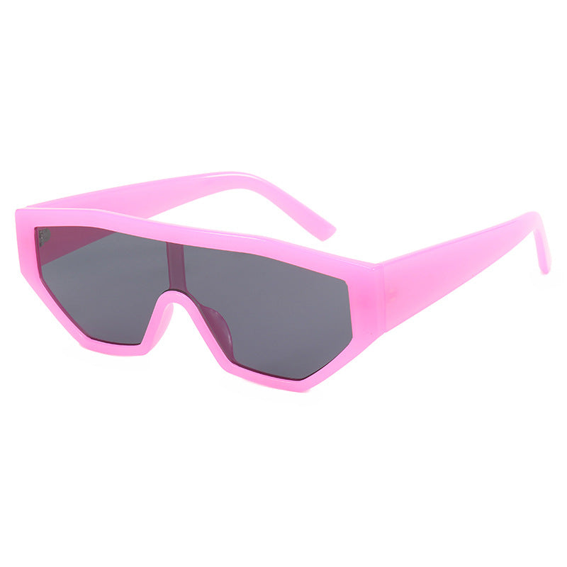 Damen modische Sonnenbrille im Tierfell-Look Karnz