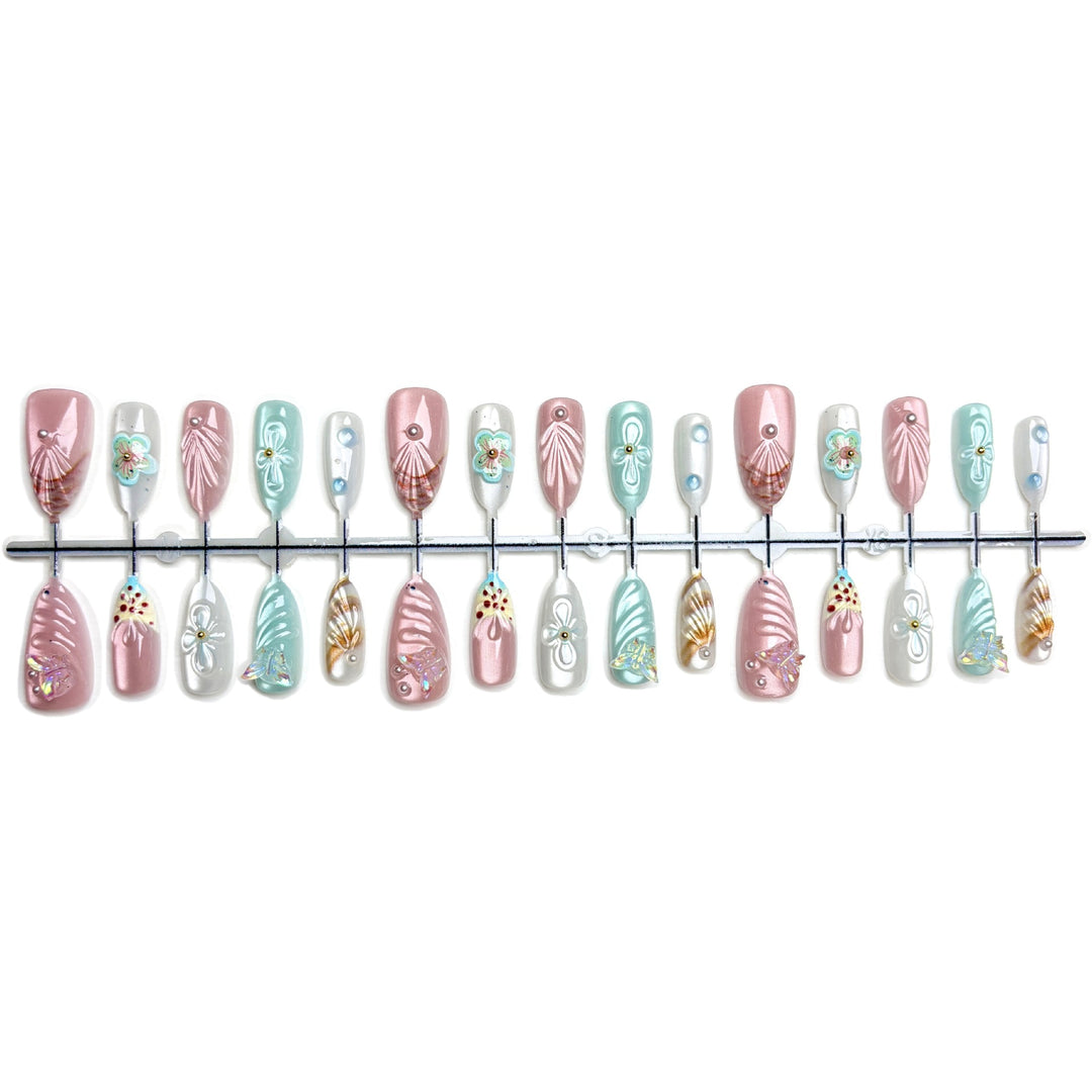 Handgefertigtes Press-On Nagelset