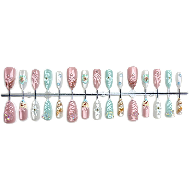 Handgefertigtes Press-On Nagelset