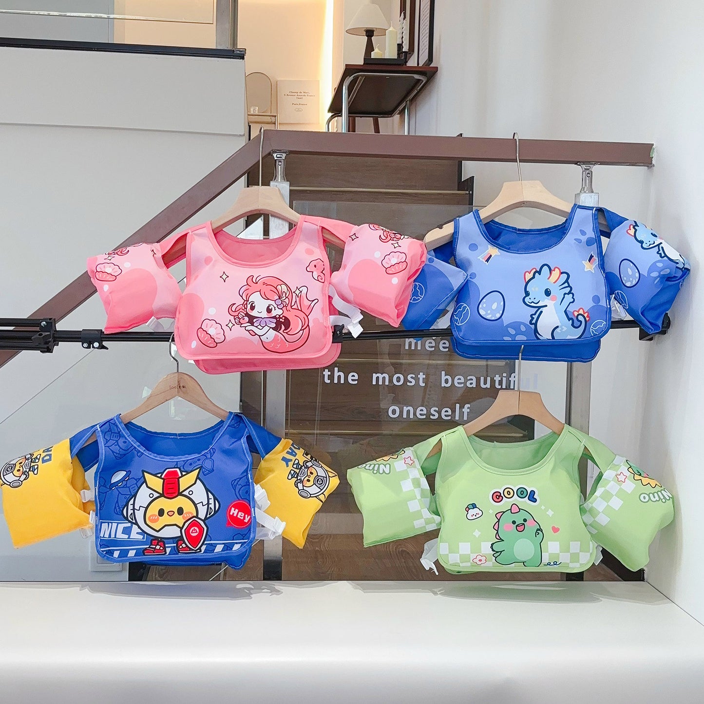 Unisex Aufblasbare Schwimmhilfe mit niedlichem Motiv Karnz