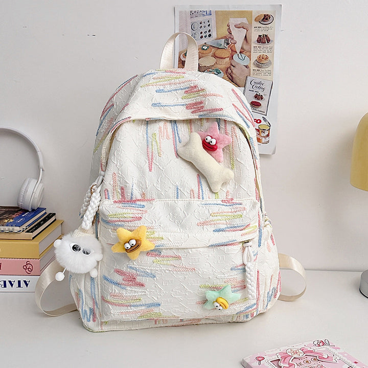 Abstrakt gemusterter Rucksack Karnz