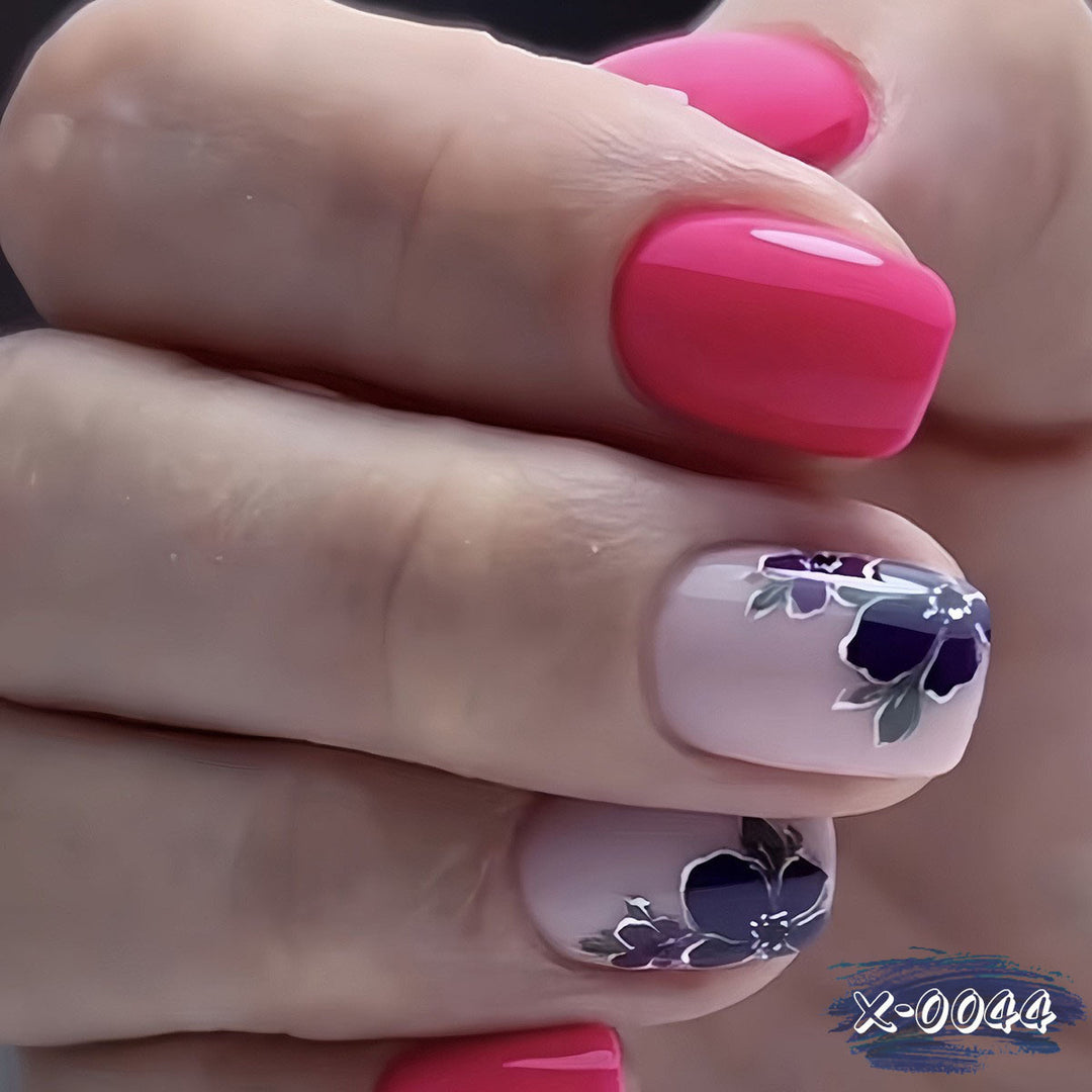 Floral Art Acryl Nageldesign Set