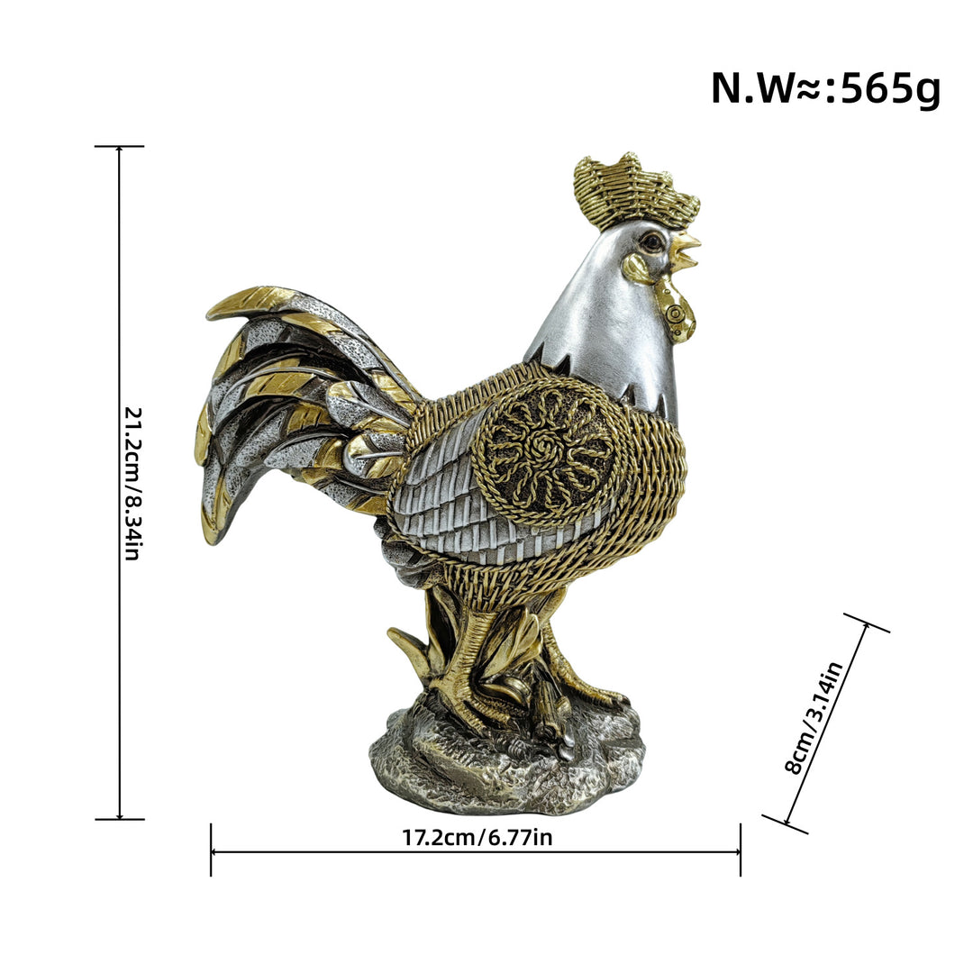 Dekorative Hirschfigur mit Glitzerdetails Karnz