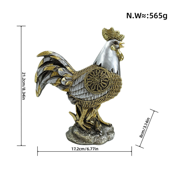Dekorative Hirschfigur mit Glitzerdetails Karnz