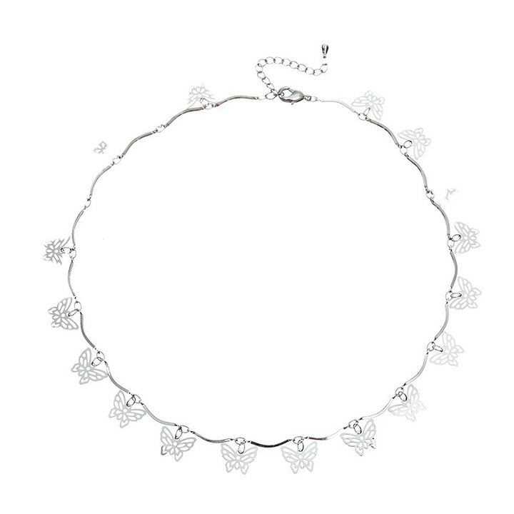 Schmetterlingsdesign Choker-Halskette Karnz