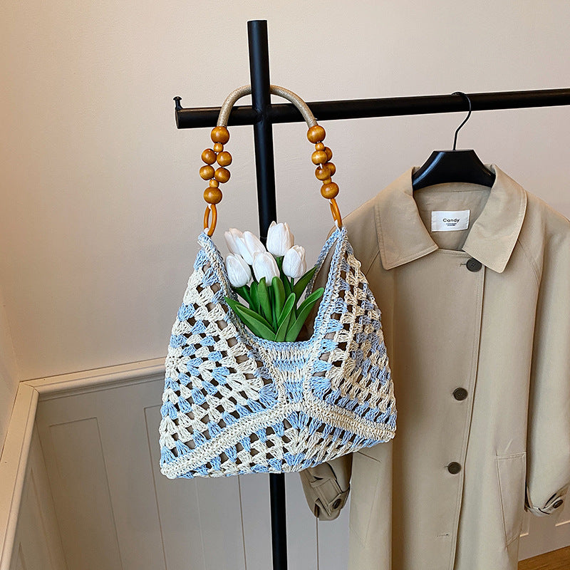 WoChic Boho Häkelhandtasche Karnz